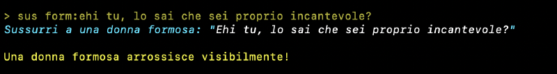 sussurra, visuale in prima persona