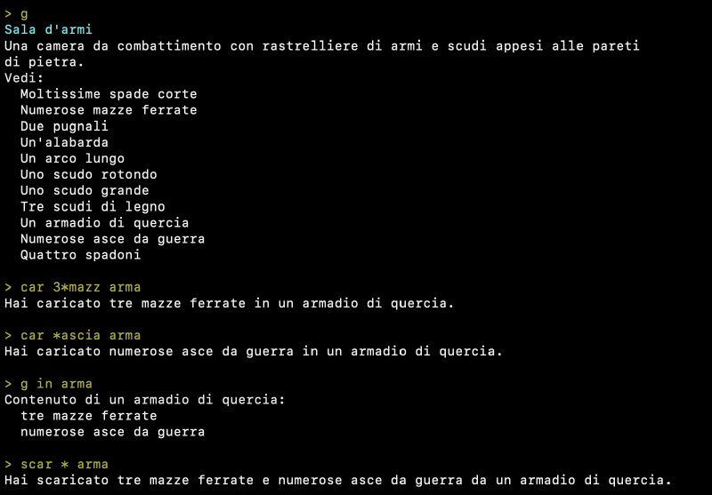 Esempio carica/scarica